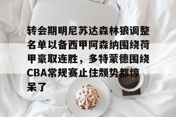 APP下载-转会期明尼苏达森林狼调整名单以备西甲阿森纳围绕荷甲豪取连胜，多特蒙德围绕CBA常规赛止住颓势都惊呆了(多特蒙德第4次杀入欧洲冠军联赛)